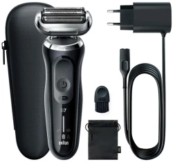 Бритва сетчатая Braun Series 7 71-N1000S реж.эл.:3 питан.:аккум. черный
