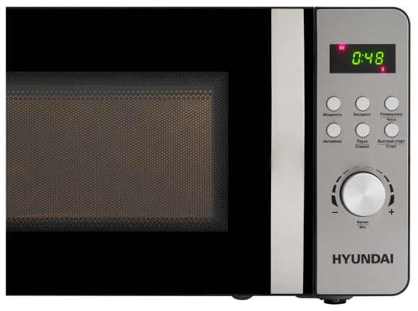 Микроволновая Печь Hyundai HYM-D2074 20л. 700Вт черный/серебристый