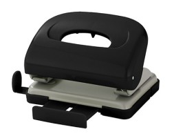 Дырокол Kw-Trio 09652black макс.:16лист. пластик черный отв.:2