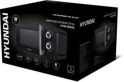 Микроволновая Печь Hyundai HYM-M2054 20л. 700Вт черный/серебристый