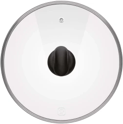 Крышка Rondell Weller RDA-126 d=24см крыш.прозрачный руч.черная