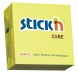 Блок самоклеящийся бумажный Stick`n 21010 76x76мм 400лист. 70г/м2 неон желтый