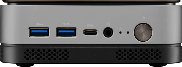 ПК Мини Osio BaseLine B51i-002 N100 (0.8) 8Gb SSD256Gb UHDG без ОС GbitEth WiFi BT 24W коричневый/серебристый