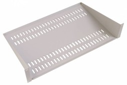 Полка стационарная ЦМО МС-30 2U нагр.:15кг. 19&amp;quot; 300мм серый (упак.:1шт)