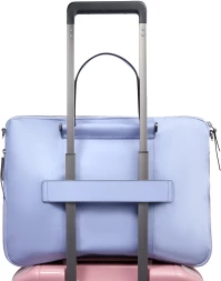 Деловая сумка женская Piquadro Lyra CA4021W92T/VI с отделением для ноутбука 15.6" лавандовая нейлон/натур.кожа