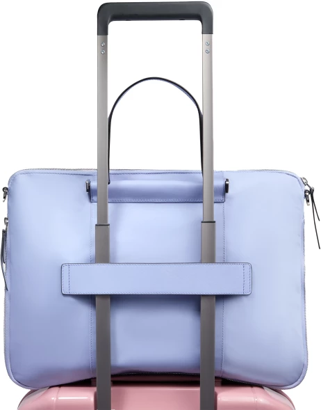 Деловая сумка женская Piquadro Lyra CA4021W92T/VI с отделением для ноутбука 15.6&amp;quot; лавандовая нейлон/натур.кожа