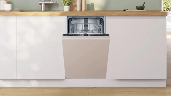 Посудомоечная машина встраив. Bosch Serie 2 SPV2IKX01Q узкая нержавеющая сталь