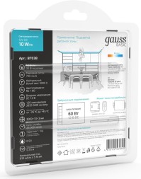 Лента светодиод. Gauss Basic 3м (BT038)