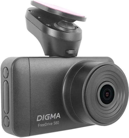 Видеорегистратор Digma FreeDrive 580 черный 4Mpix 1296x2304 1296p 140гр. GP2178