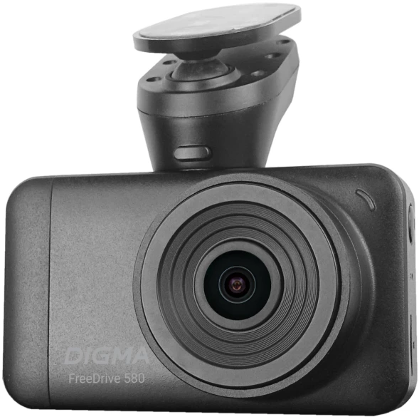 Видеорегистратор Digma FreeDrive 580 черный 4Mpix 1296x2304 1296p 140гр. GP2178