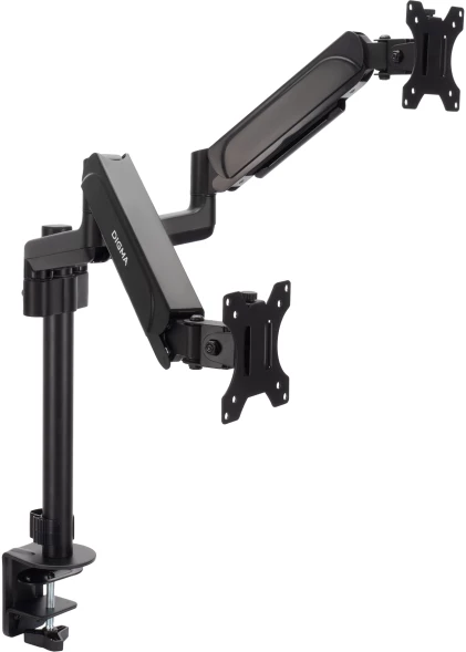 Кронштейн для мониторов ЖК Digma D-MM202D черный 17&amp;quot;-32&amp;quot; макс.9кг крепление к столешнице поворот и наклон