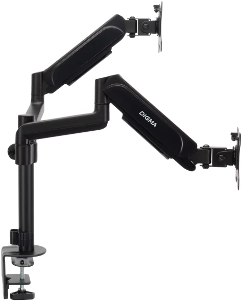 Кронштейн для мониторов ЖК Digma D-MM202D черный 17&amp;quot;-32&amp;quot; макс.9кг крепление к столешнице поворот и наклон