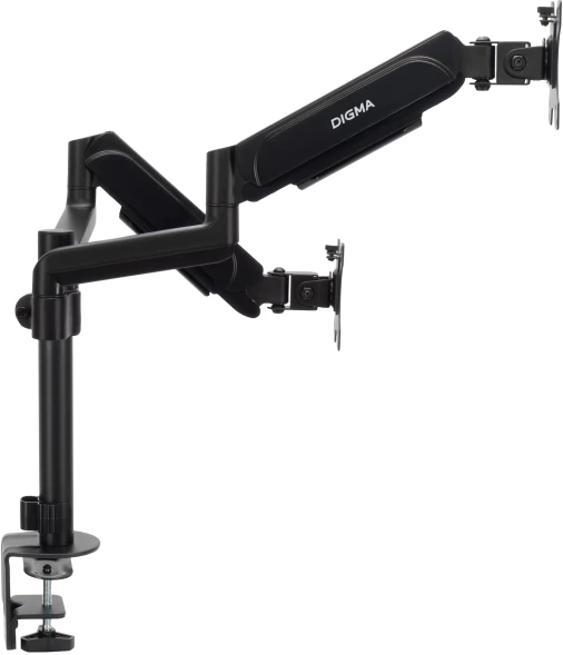 Кронштейн для мониторов ЖК Digma D-MM202D черный 17&amp;quot;-32&amp;quot; макс.9кг крепление к столешнице поворот и наклон