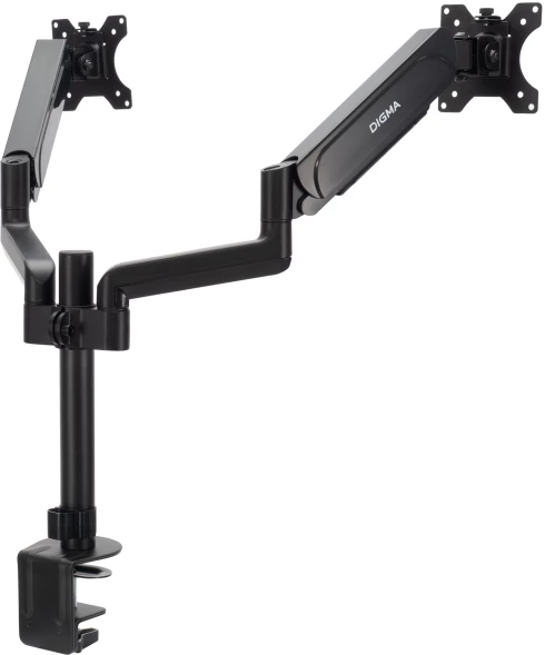 Кронштейн для мониторов ЖК Digma D-MM202D черный 17&amp;quot;-32&amp;quot; макс.9кг крепление к столешнице поворот и наклон