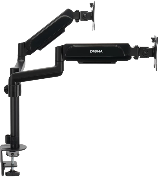 Кронштейн для мониторов ЖК Digma D-MM202D черный 17&amp;quot;-32&amp;quot; макс.9кг крепление к столешнице поворот и наклон