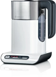 Чайник электрический Bosch TWK8611P 1.5л. 2400Вт белый/серебристый корпус: пластик/металл