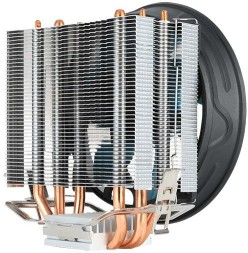 Устройство охлаждения(кулер) Aerocool Verkho 3 Plus Soc-AM5/AM4/1151/1200/1700 черный/синий 4-pin 18-27dB Al+Cu 125W 528gr Ret