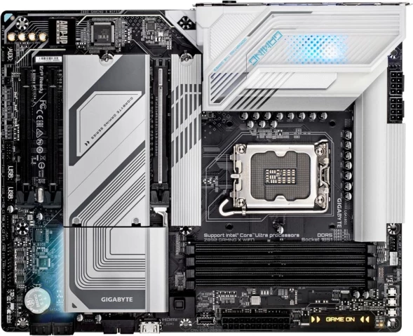 Материнская плата Gigabyte Z890 GAMING X WIFI7 Soc-1851 Intel Z890 4xDDR5 ATX AC`97 8ch(7.1) 2.5Gg RAID+DP
