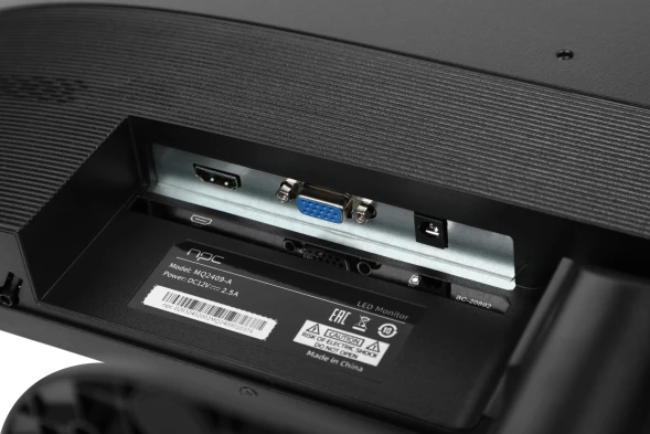 Монитор NPC 23.8&amp;quot; MQ2409-A черный VA LED 5ms 16:9 HDMI матовая 3000:1 250cd 178гр/178гр 1920x1080 75Hz FreeSync VGA FHD 3.12кг
