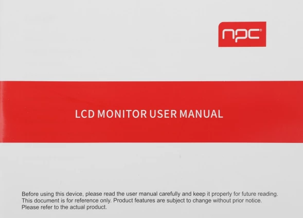 Монитор NPC 23.8&amp;quot; MQ2409-A черный VA LED 5ms 16:9 HDMI матовая 3000:1 250cd 178гр/178гр 1920x1080 75Hz FreeSync VGA FHD 3.12кг