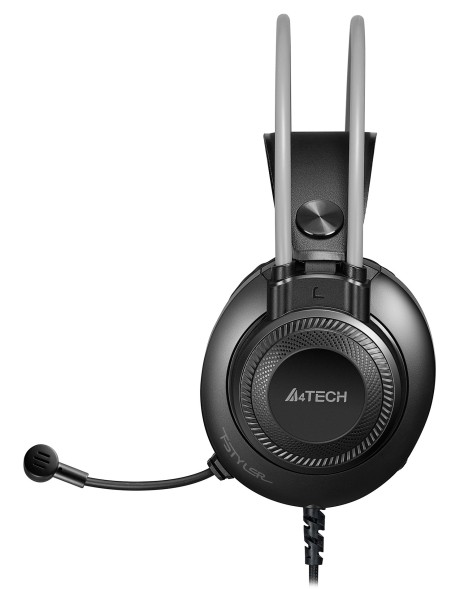 Наушники с микрофоном A4Tech Fstyler FH200i серый 1.8м накладные оголовье (FH200I GREY) 1
