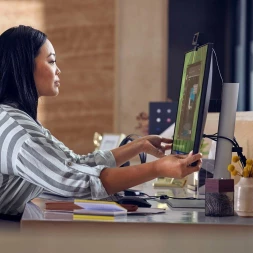 Монитор HP 27&amp;quot; E27u G5 черный IPS 16:9 HDMI матовая HAS Piv 350cd 178гр/178гр 2560x1440 75Hz DP 2K USB 7.6кг