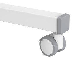 Стол для ноутбука Cactus VM-FDE101 столешница МДФ белый 80x60x123см (CS-FDE101WWT)