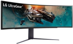 Монитор LG 49&amp;quot; UltraGear 49GR85DC-B черный VA LED 32:9 HDMI матовая HAS Piv 3000:1 450cd 178гр/178гр 5120x1440 240Hz FreeSync Premium Pro DP 2K USB 15.1кг