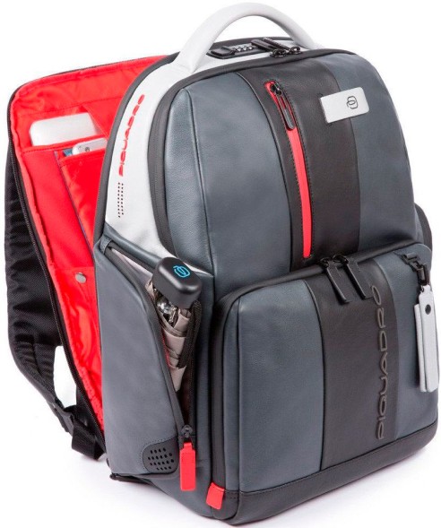 Рюкзак Piquadro Urban CA4550UB00BM/GRN серый/черный кожа