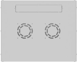 Шкаф коммутационный NTSS Lime (NTSS-WL6U5560GS) настенный 6U 550x600мм пер.дв.стекл несъемн.бок.пан. 30кг серый 520мм 12кг 110град. 370мм IP20 сталь