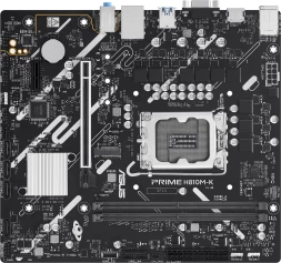 Материнская плата Asus PRIME H810M-K Soc-1851 Intel H810 2xDDR5 mATX AC`97 8ch(7.1) GbLAN RAID+VGA+HDMI