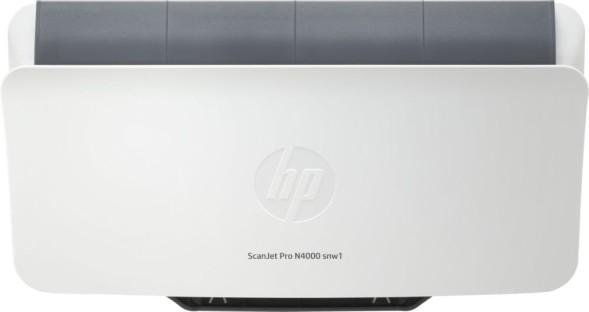 Сканер протяжный HP ScanJet Pro N4000 snw1 (6FW08A) A4 белый/черный