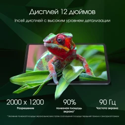 Планшет Digma Pro Empire G99 (2.2) 8C RAM8Gb ROM256Gb 12&amp;quot; In-Cell 2000x1200 4G 2Sim Android 14 серый 16Mpix 8Mpix BT WiFi microSD 2Tb 10000mAh