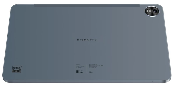 Планшет Digma Pro Empire G99 (2.2) 8C RAM8Gb ROM256Gb 12&amp;quot; In-Cell 2000x1200 4G 2Sim Android 14 серый 16Mpix 8Mpix BT WiFi microSD 2Tb 10000mAh