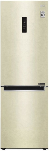 Холодильник LG GA-B459MESL 2-хкамерн. бежевый глянц. инвертер