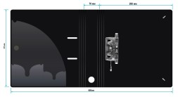 Папка-регистратор Silwerhof 355050 A4 70мм полифом черный