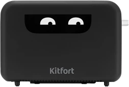 Тостер Kitfort КТ-6497 850Вт черный/стальной