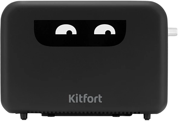 Тостер Kitfort КТ-6497 850Вт черный/стальной