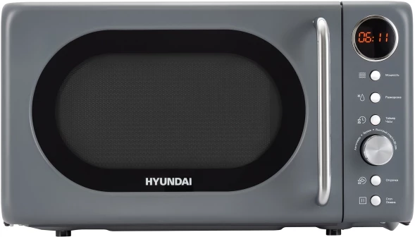Микроволновая Печь Hyundai HYM-D3036 20л. 700Вт серый/серебристый