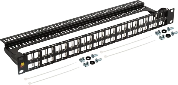 Патч-панель наборная Lanmaster LAN-PPC48OK-UTP 19&amp;quot; 1U 48xRJ45 UTP