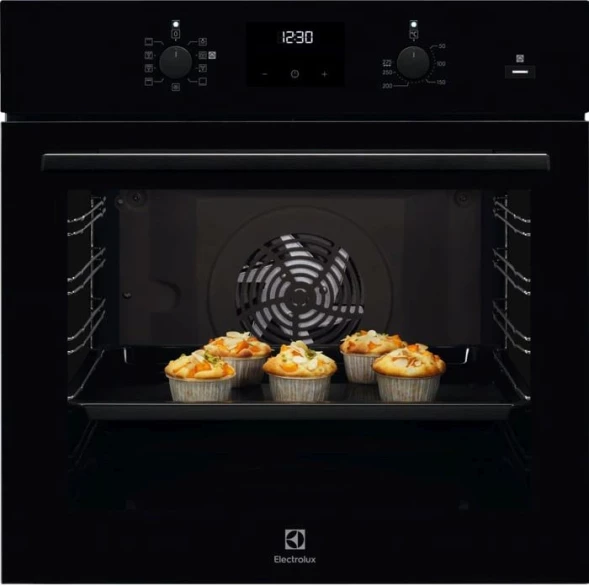 Духовой шкаф электрический встраиваемый 60 см Electrolux EOD3C70TK 72 л черный