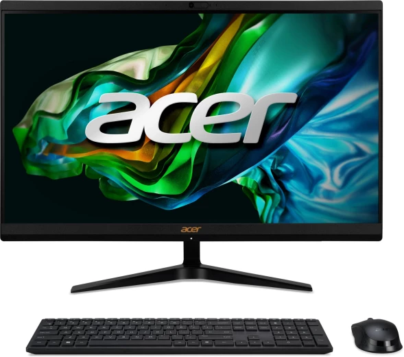 Моноблок Acer Aspire C24-1800 23.8&amp;quot; Full HD i5 1334U (1.3) 16Gb SSD512Gb UHDG CR Eshell GbitEth WiFi BT 65W клавиатура мышь Cam черный 1920x1080
