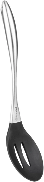 Ложка для первых/вторых блюд Rondell Modern RD-1742 черный/стальной упак.:картонная подложка