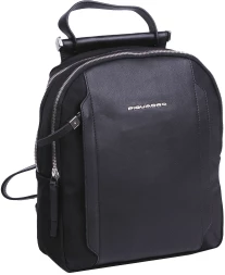 Рюкзак женский Piquadro Lyra CA5566W92T/N черный ткань/натур.кожа