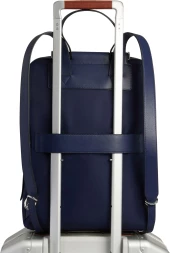 Рюкзак женский Piquadro Lyra CA4576W92T/BLU темно-синий нейлон/натур.кожа