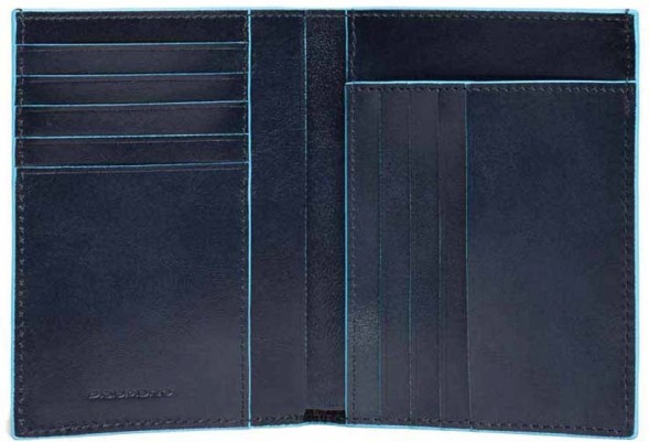 Кошелек мужской Piquadro Blue Square PU1393B2R/BLU2 темно-синий натур.кожа
