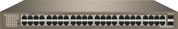 Коммутатор Tenda TEG1050F (L2) 48x1Гбит/с 2SFP неуправляемый