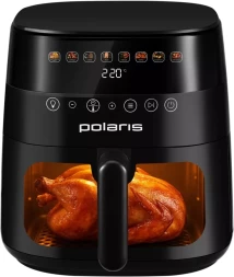 Аэрогриль Polaris PAF 8003W WIFI IQ Home 7.5л 1800Вт черный (PAF 8003W)