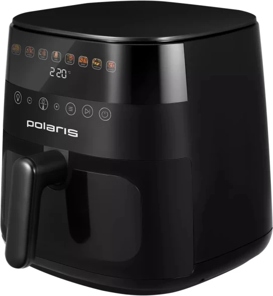 Аэрогриль Polaris PAF 8003W WIFI IQ Home 7.5л 1800Вт черный (PAF 8003W)
