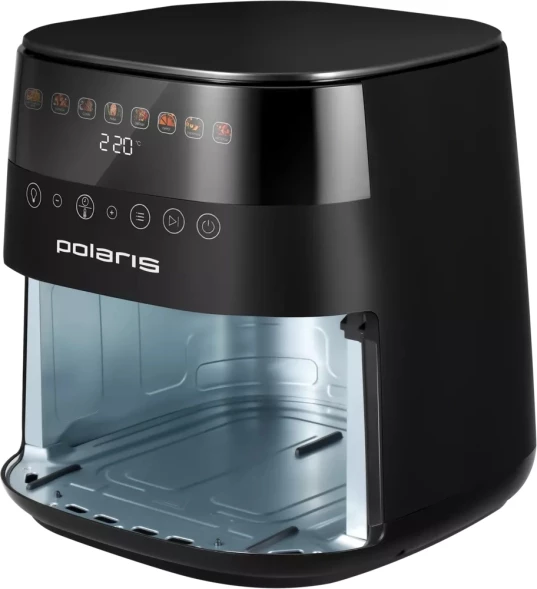 Аэрогриль Polaris PAF 8003W WIFI IQ Home 7.5л 1800Вт черный (PAF 8003W)